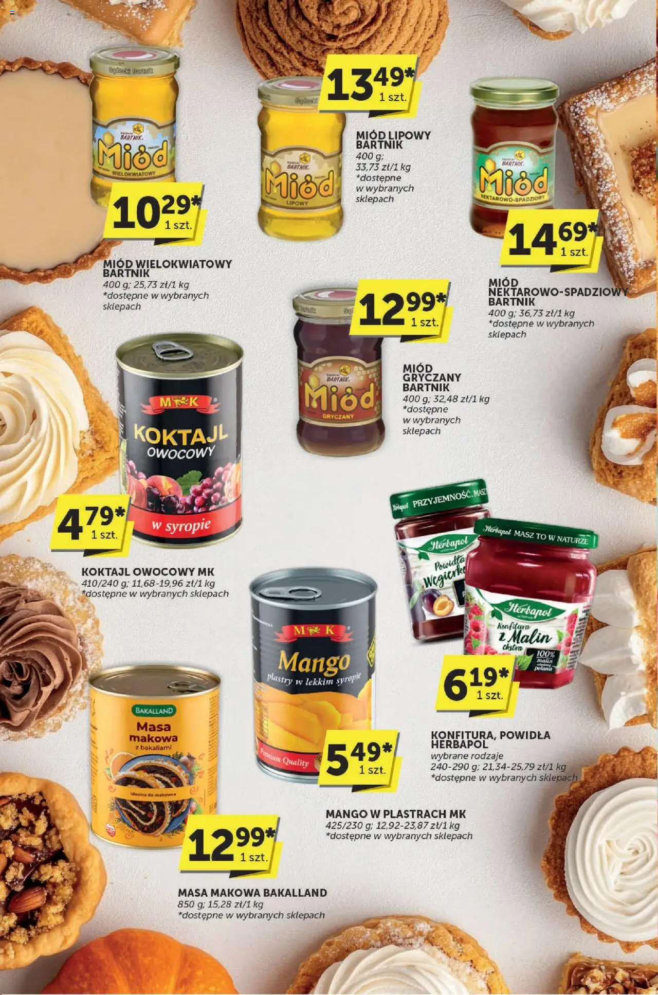 Euro Sklep Gazetka - Katalog od 16.10.2025 | Strona: 17 | Produkty: Mango, Miód, Masa makowa, Powidła
