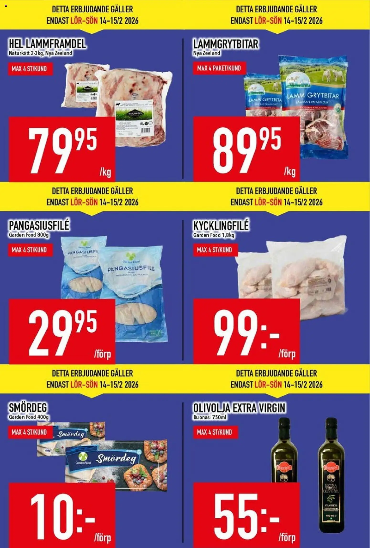 Matdax reklamblad aktuell från 09.02.2026 | Sida: 6