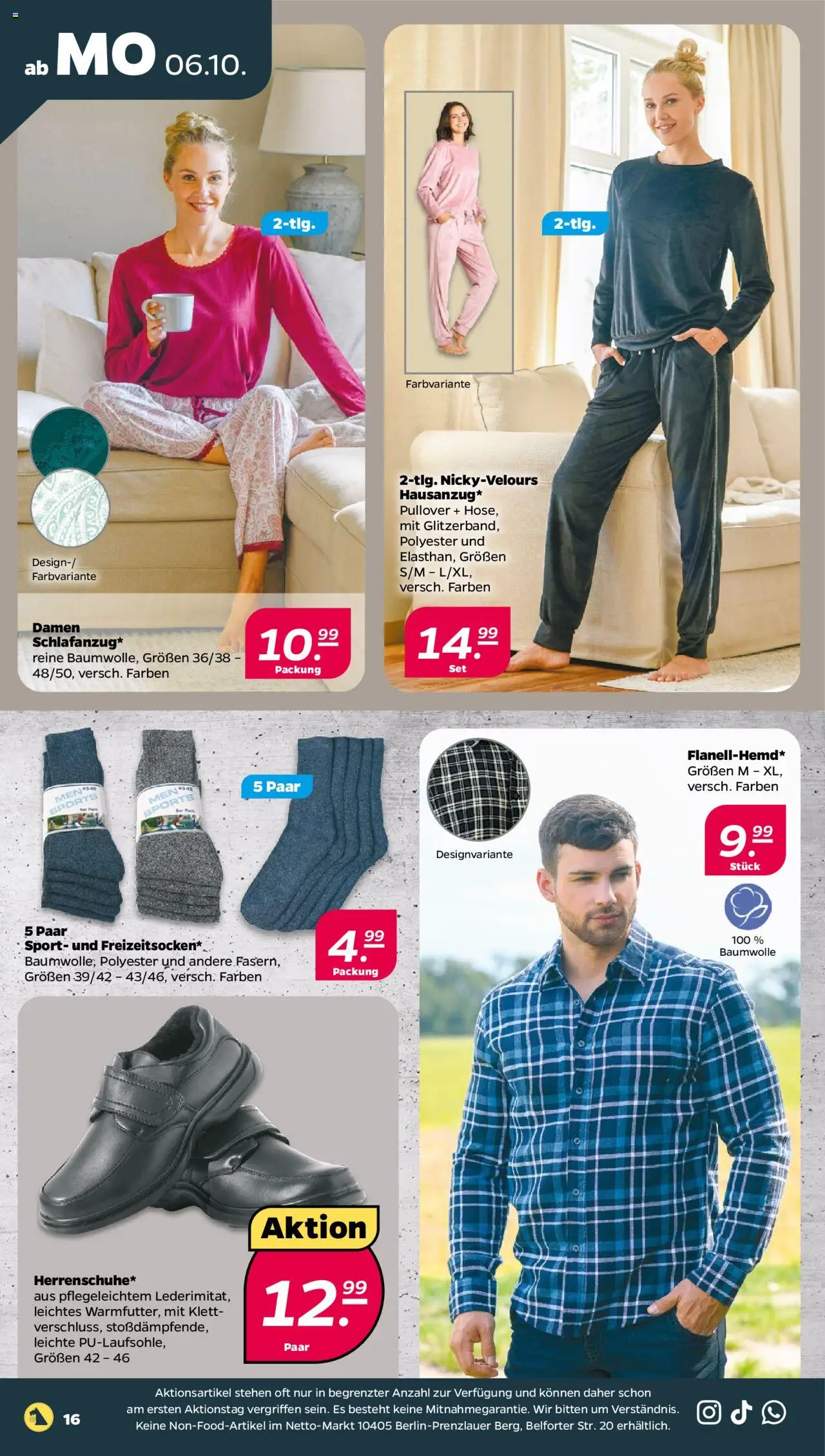 Netto Prospekt 	 – gültig ab 06.10.2025 | Seite: 16 | Produkte: Pullover