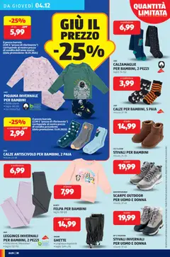 Anteprima del volantino SCARPE OUTDOOR PER UOMO E DONNA, SCARPE OUTDOOR PER UOMO E DONNA, misure: 37-45 valido a partire dal 01.12.2025 | Pagina: 30 | Prodotti: Pigiama, Leggings, Stivali, Scarpe