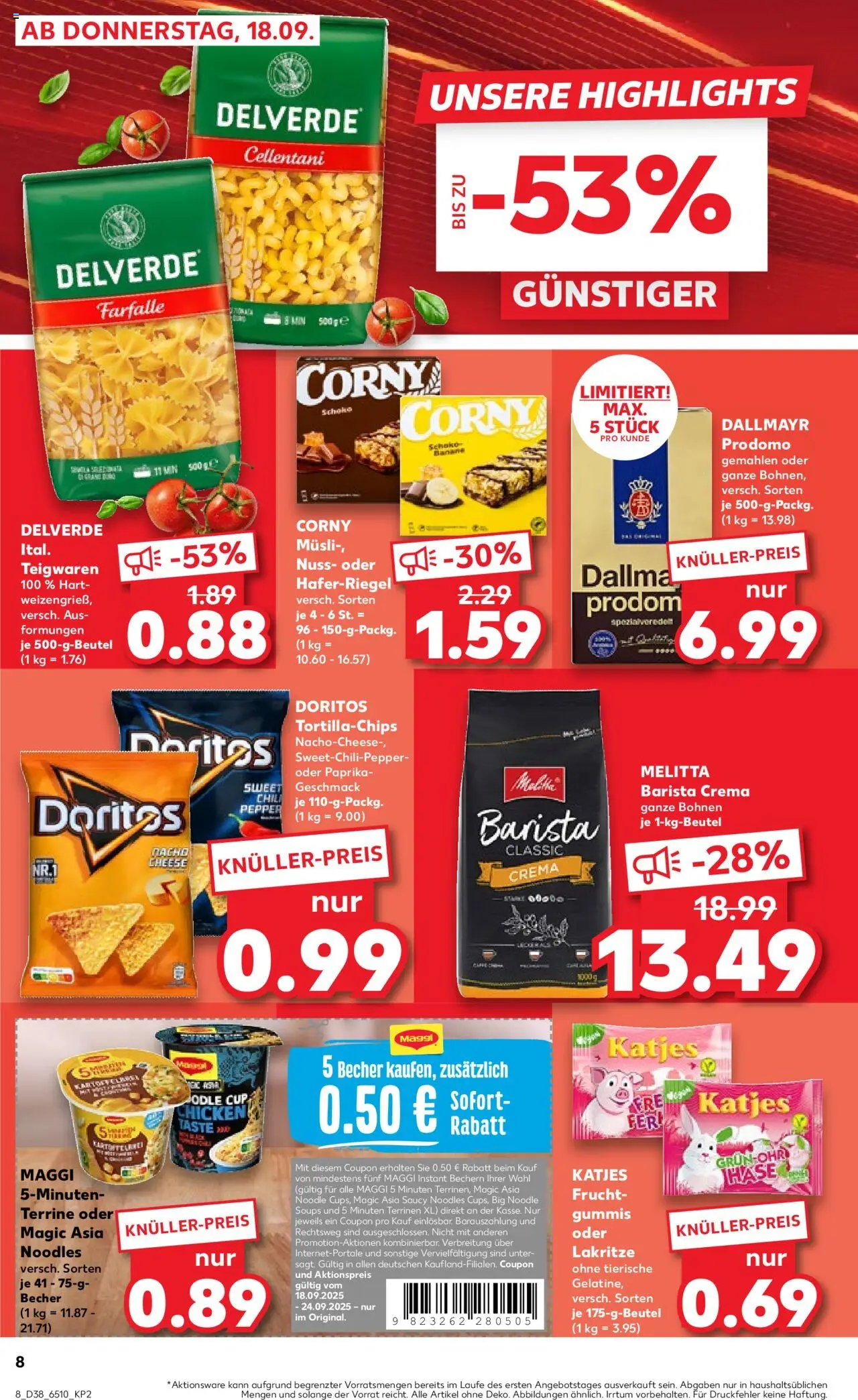  | Pagina: 8 | Producten: Tortillachips, Kész piskótalap, Doritos
