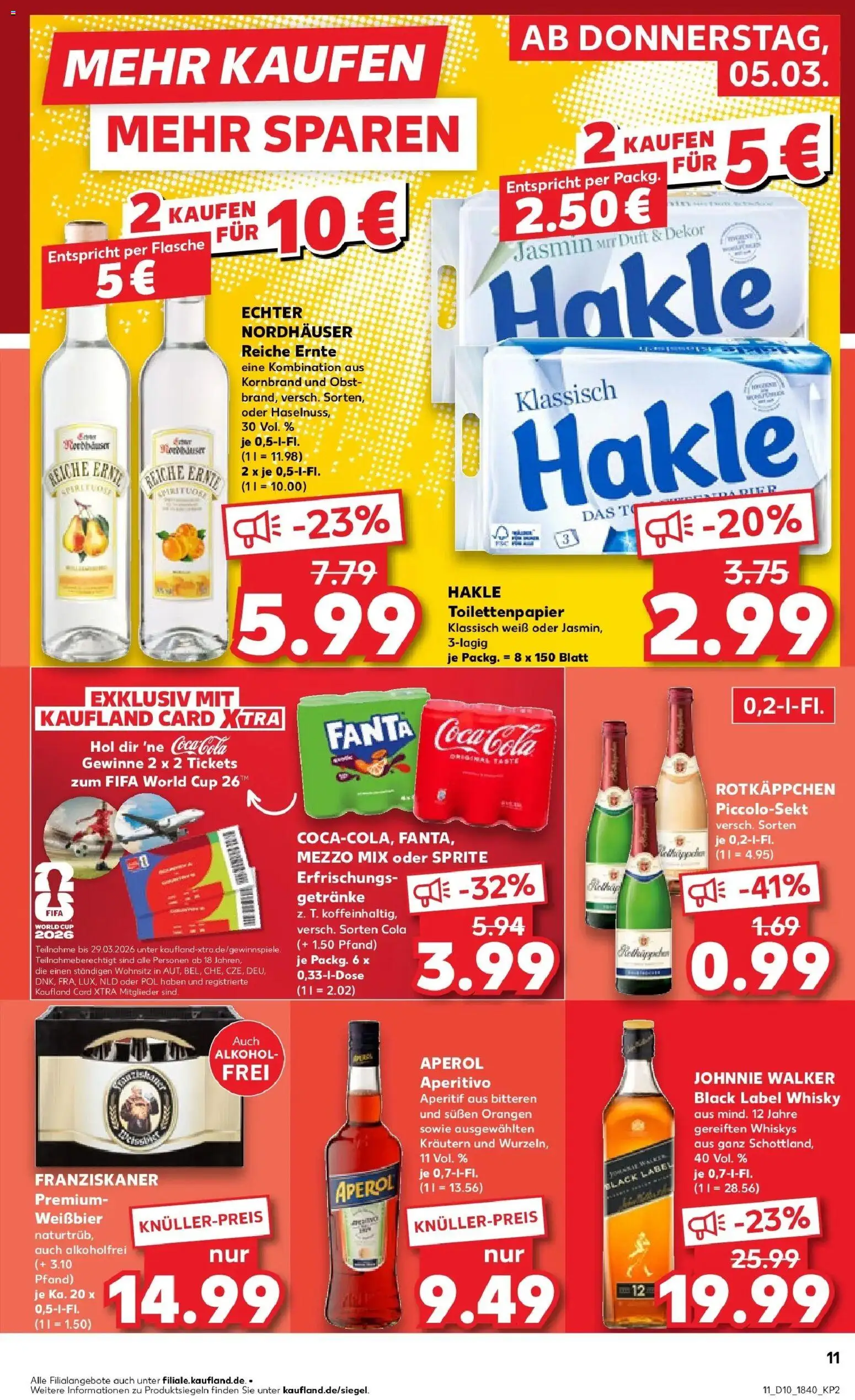 Kaufland Prospekt Straelen	 – gültig ab 02.03.2026 | Seite: 31 | Produkte: Franziskaner, Fanta, Duft, Toilettenpapier