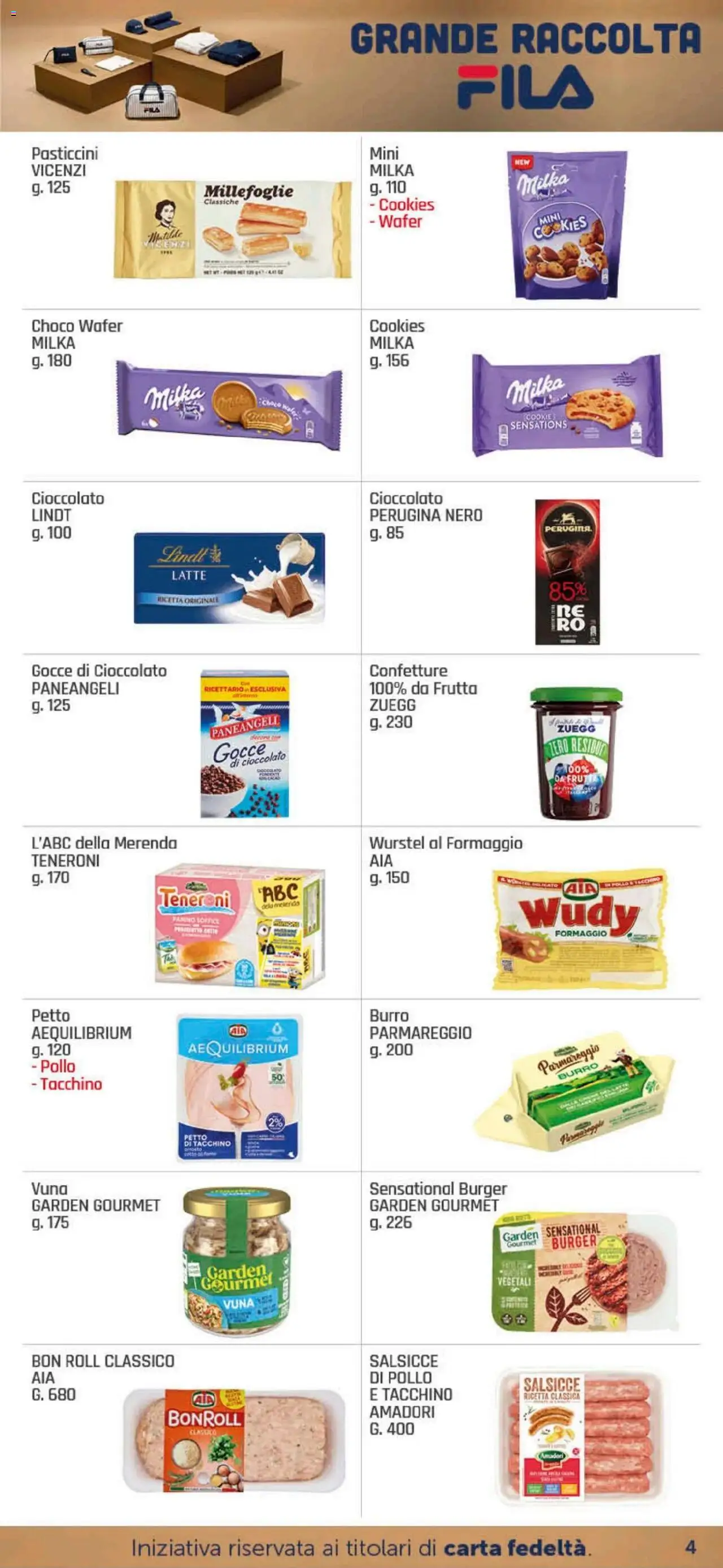 Volantino DOK del 13.10.2025 | Pagina: 4 | Prodotti: Cioccolato, Pollo, Frutta, Wurstel