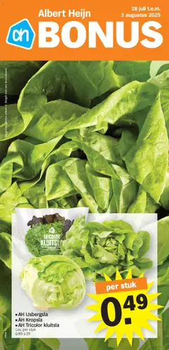 Albert Heijn folder week  / de la semaine 31 - Voorbeeld van een folder van Albert Heijn, geldig van 28.07.2025