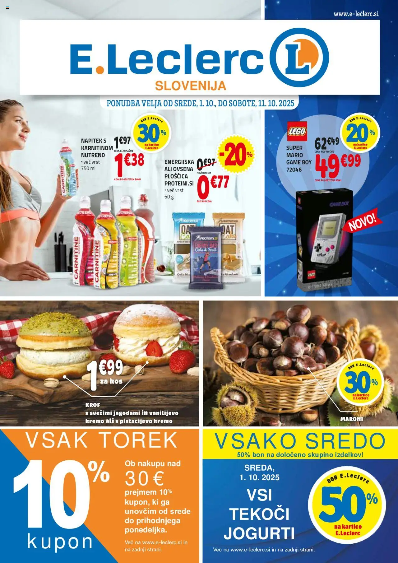 Novi E.leclerc katalog ponudbe – veljaven od 01.10.2025 | Stran: 1