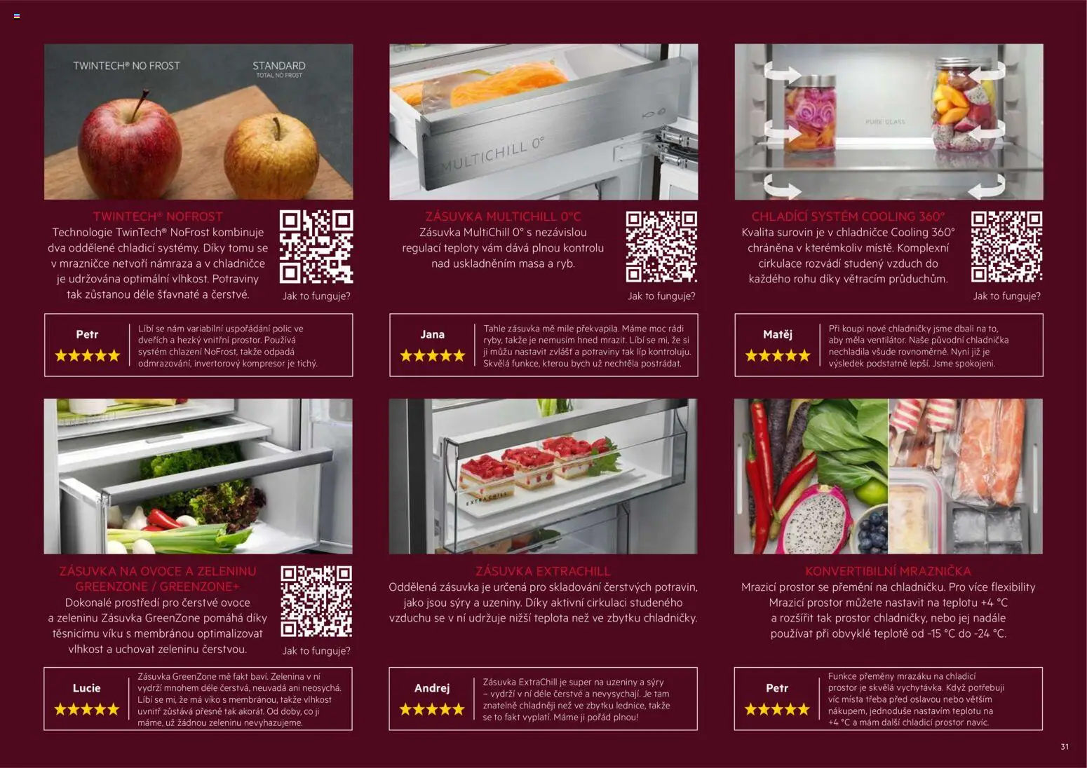 Möbelix leták - AEG od 01.09.2025 | Strana: 31 | Produkty: Ovoce, Chladnička, Potraviny, Zásuvka