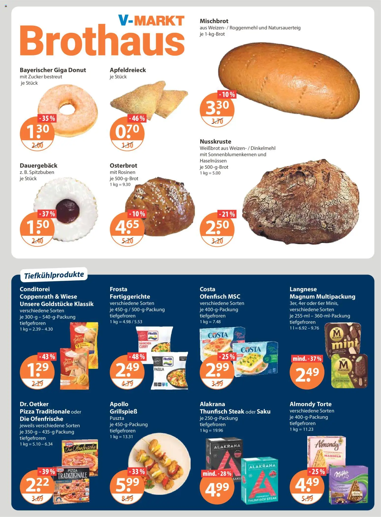 V-Markt - München – gültig ab 19.02.2026 | Seite: 5 | Produkte: Langnese, Milka, Frosta, Pizza