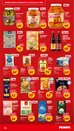 Náhled letáku Penny Market leták - Čtvrtečník od 18.02.2026 | Strana: 11 | Produkty: Vepřové maso, Rýže, Cukr, Maso