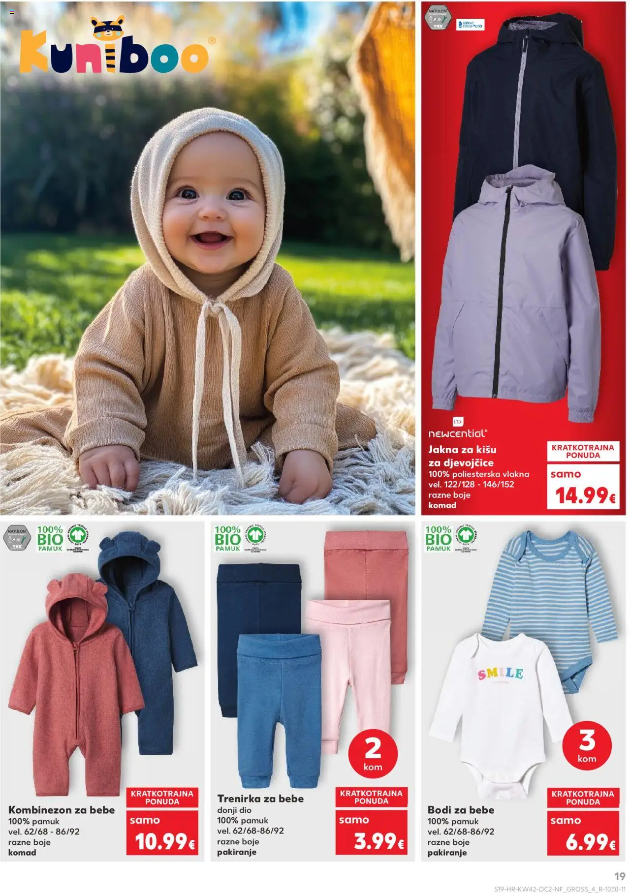 Kaufland katalog | vrijedi od 15.10.2025 | Stranica: 19 | Proizvodi: Jakna, Kombinezon, Finish, Trenirka