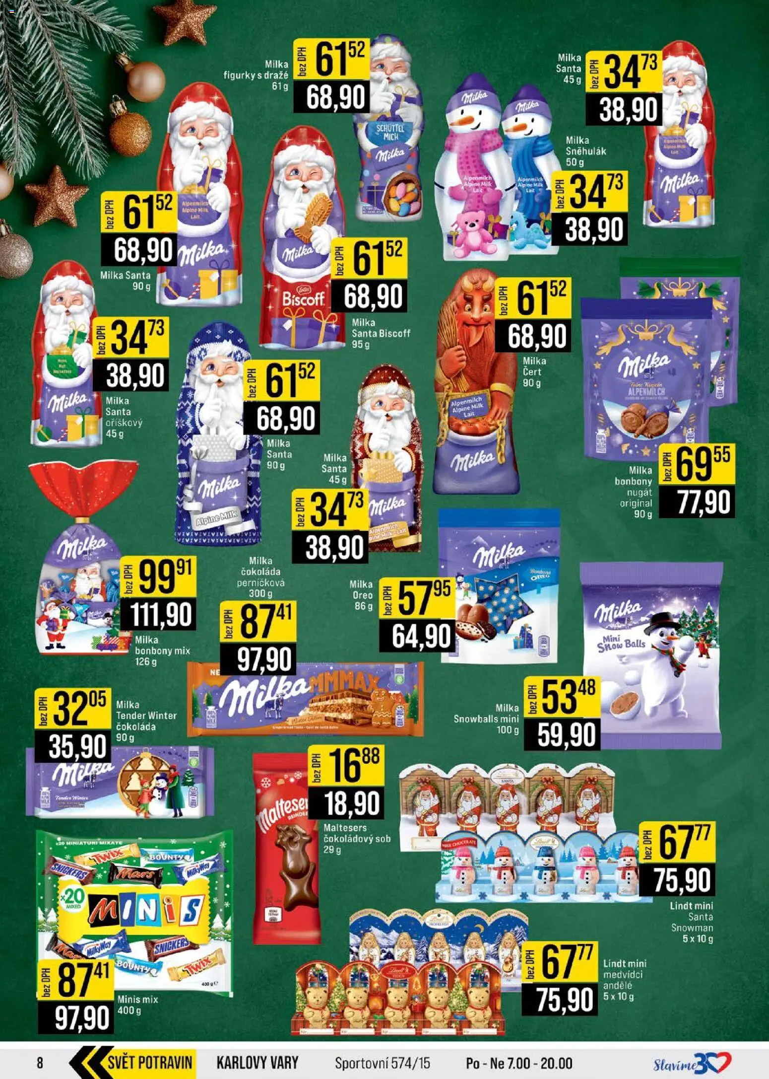 Jip leták - Cash & Carry od 05.11.2025 | Strana: 8 | Produkty: Lindt, Milka, Figurky, Oreo