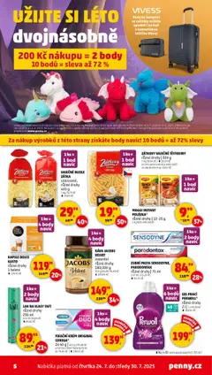 Penny Market leták - Čtvrtečník od 24.07.2025 | Strana: 5 | Produkty: Corega, Maggi, Nudle, Lak na vlasy