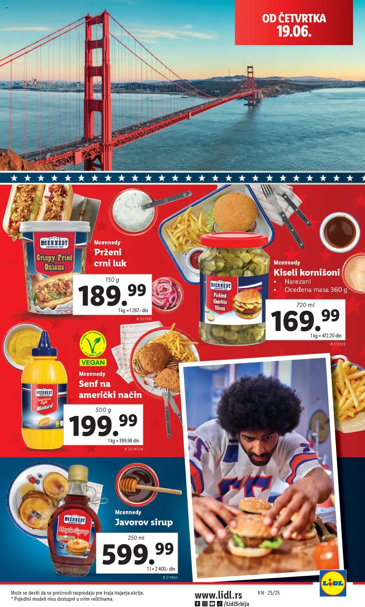 Lidl katalog - važi od 19.06.2025 | Strana: 35 | Proizvode: Senf, Crni luk, Javorov sirup, Sirup