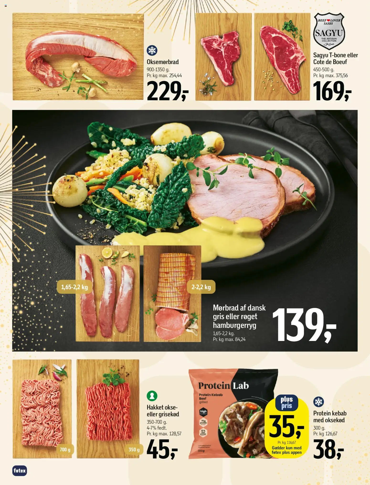 Føtex tilbudsavis – gyldig fra 27.12.2025 | Side: 12 | Produkter: Oksekød, Kebab, Hamburgerryg