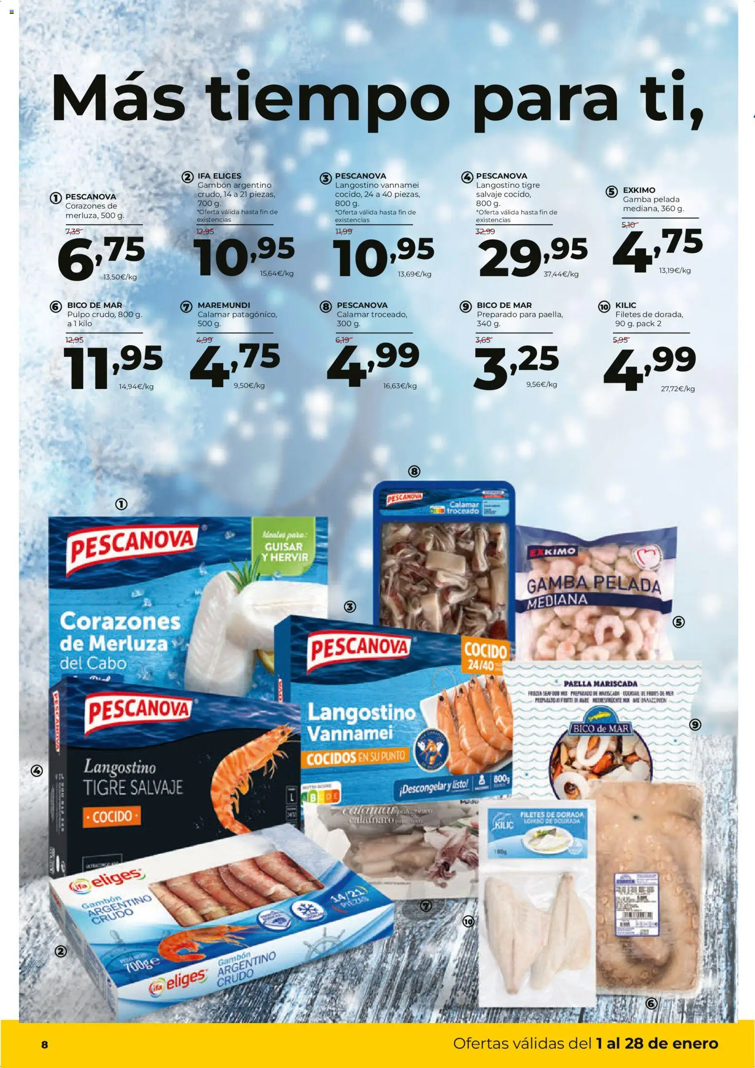 Alimerka folleto Asturias │ válido desde el 01.01.2026 | Página: 8 | Productos: Langostino, Gamba