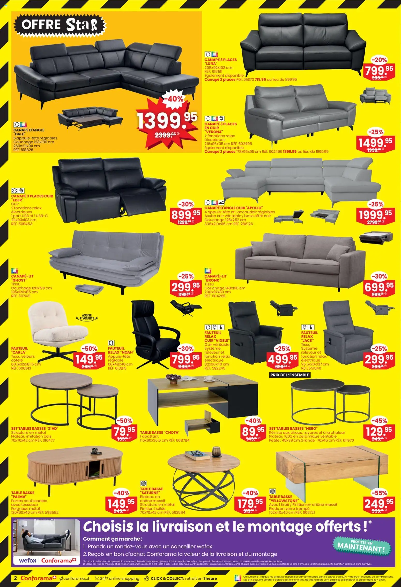 Conforama Aktionen FR – gültig ab 29.10.2025 | Seite: 2