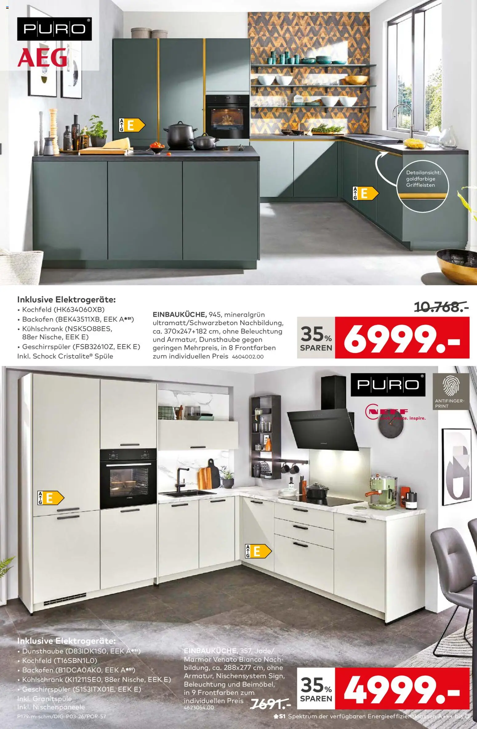 Porta! Küchentester gesucht: Jetzt bewerben und Küche zum halben Preis sichern - Bad Vilbel-Dortelweil – gültig ab 05.01.2026 | Seite: 14 | Produkte: Geschirrspüler, Kühlschrank, Kochfeld, Backofen