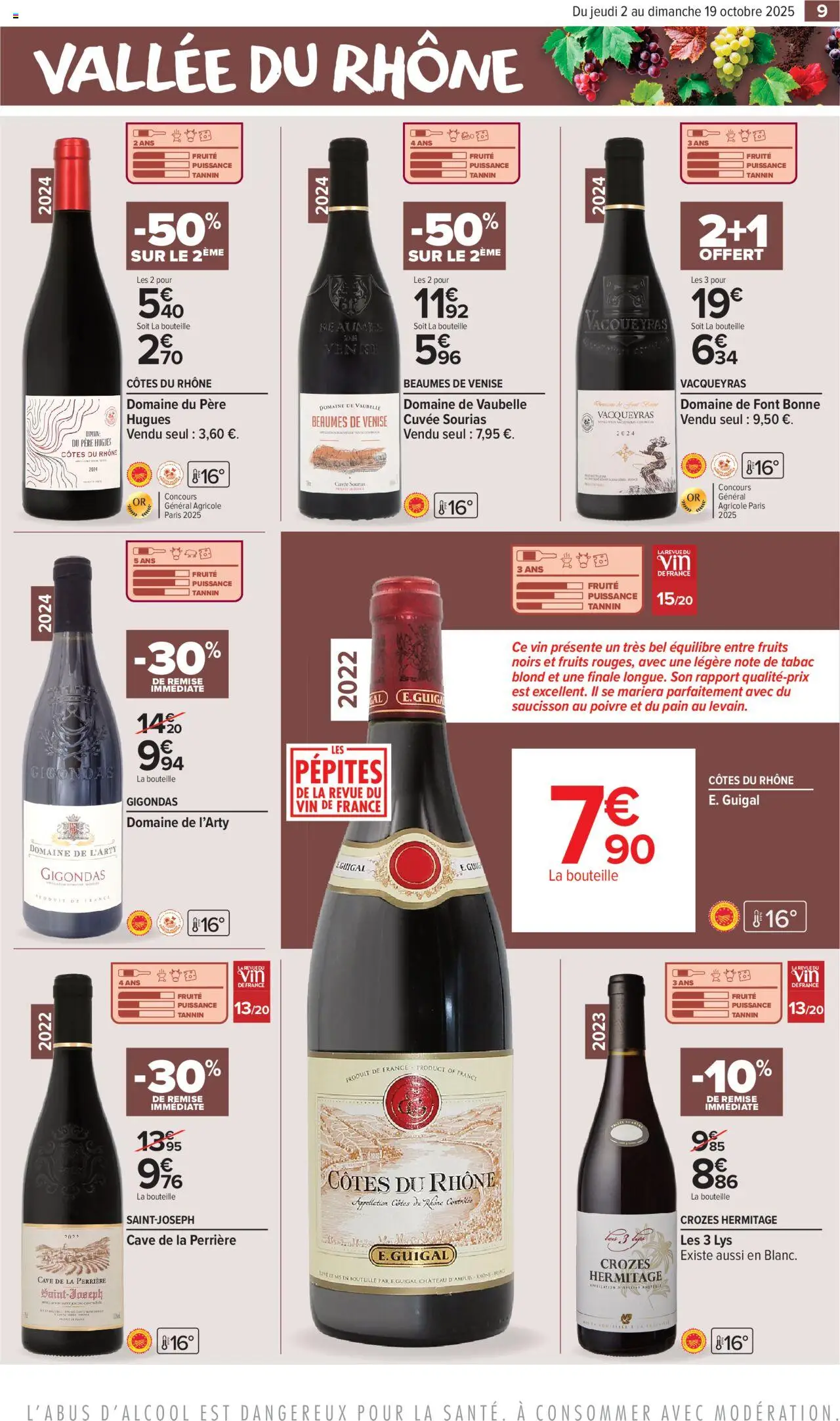  | Page: 11 | Produits: Saucisson, Poivre, Pain, Vin