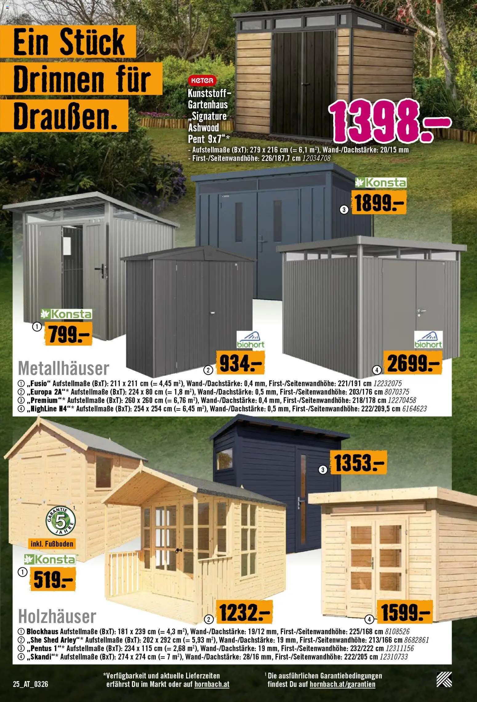 Hornbach Flugblatt gültig ab 17.03.2026 | Seite: 25