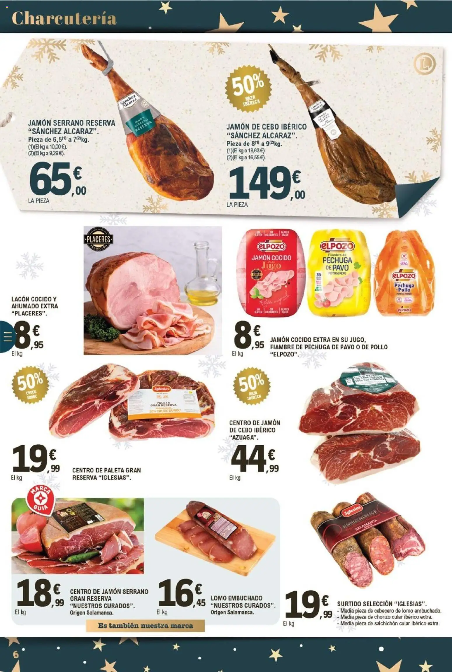 E.Leclerc folleto │ válido desde el 26.12.2025 | Página: 6 | Productos: Jamón serrano, Jamón, Jamón cocido, Jugo