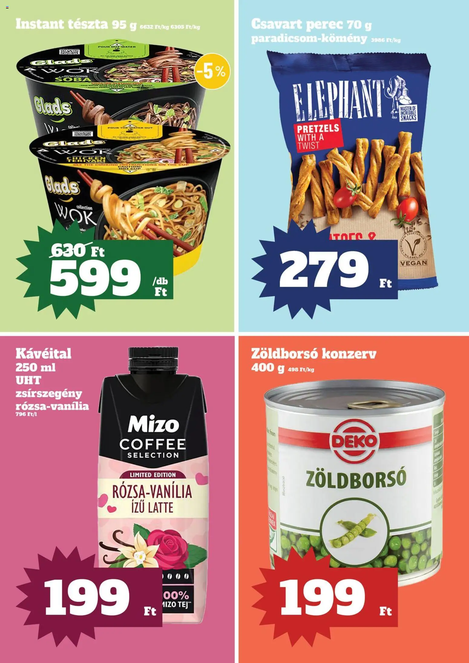 Family Diszkont akciós ujság - amely érvényes a következő dátumtól: 16.04.2026 | Oldal: 17 | Termékek: Zöldborsó, Tészta, Vegán