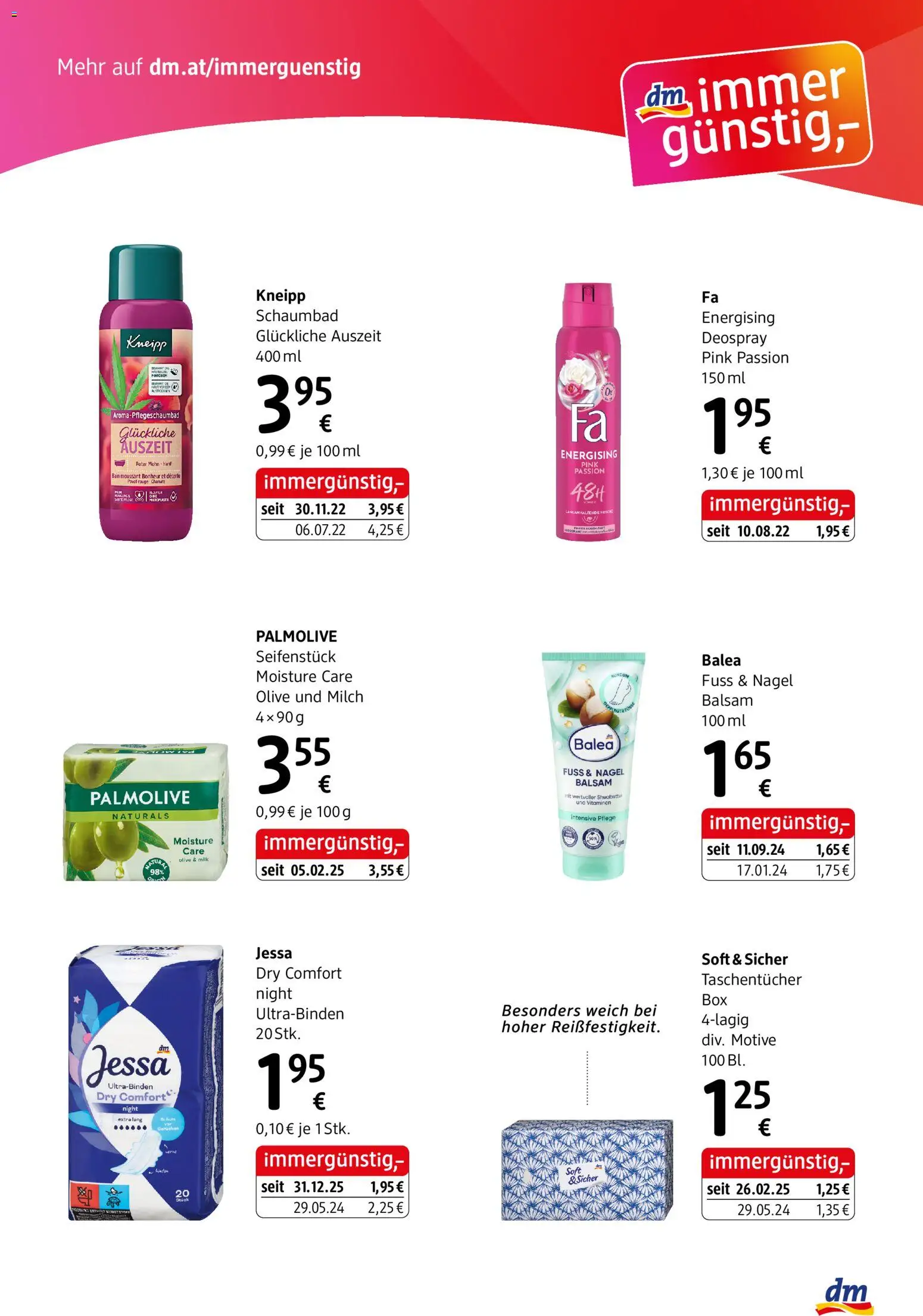 dm drogerie markt Flugblatt Februar 2026 gültig ab 29.01.2026 | Seite: 6 | Produkte: Rouge, Milch