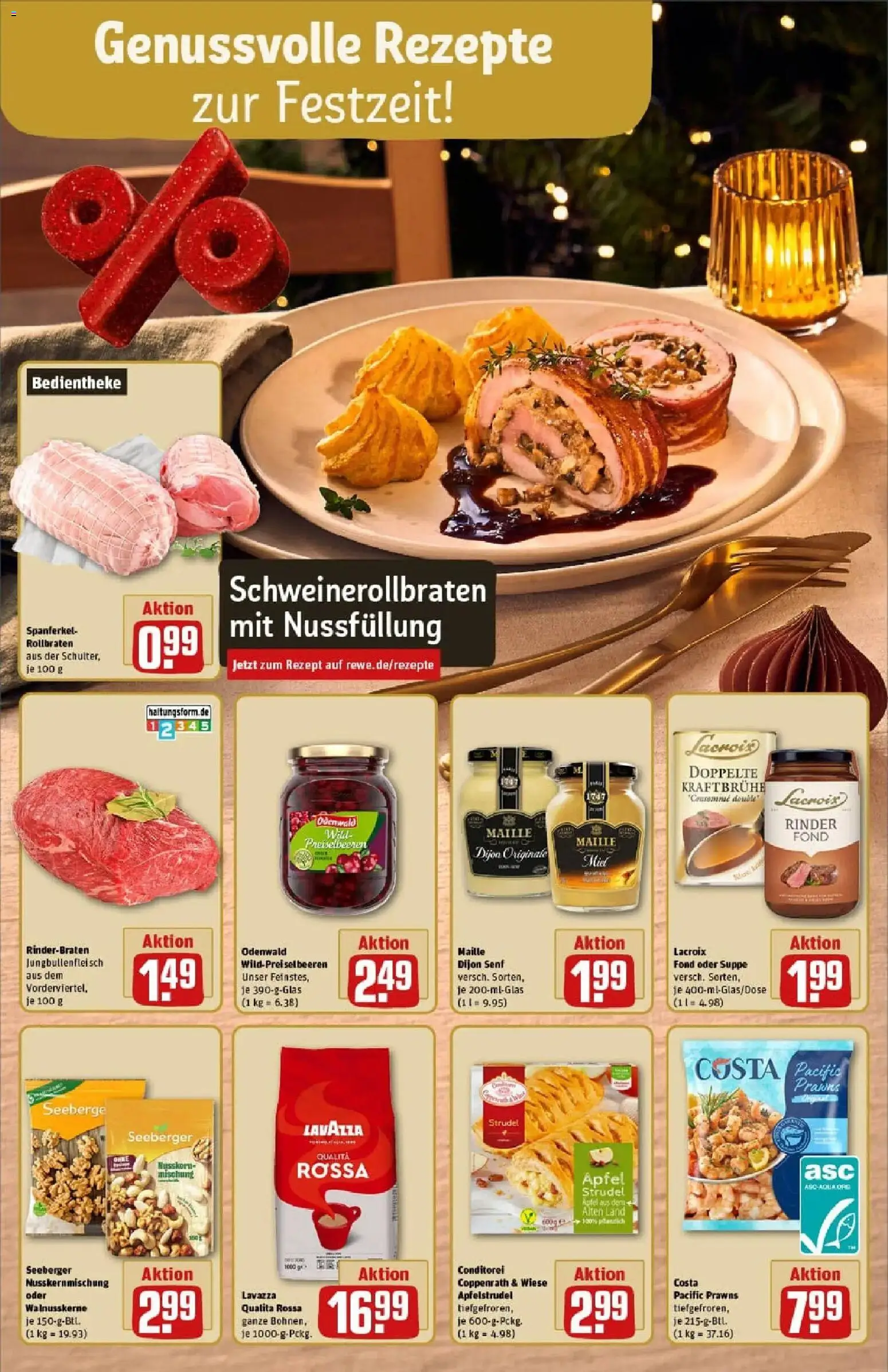 Rewe prospekt Bad Homburg V. D. Höhe	 – gültig ab 07.12.2025 | Seite: 6 | Produkte: Rinderbraten, Lavazza, Äpfel, Apple