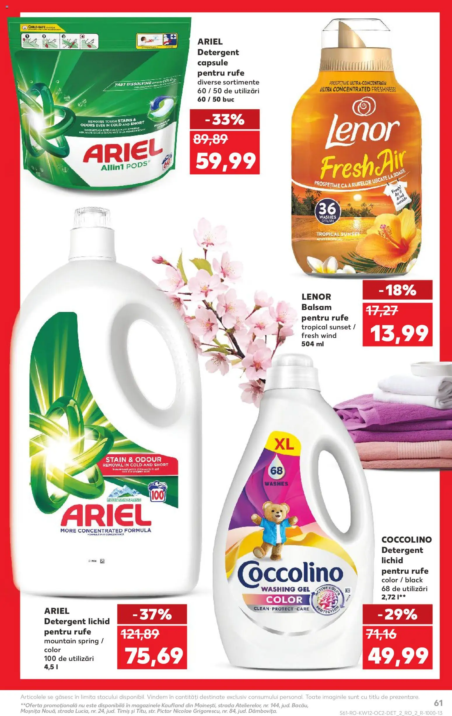 Noul catalog Kaufland – valabil de la 18.03.2026 | Pagină: 61 | Produse: Pomelo, Balsam, Detergent