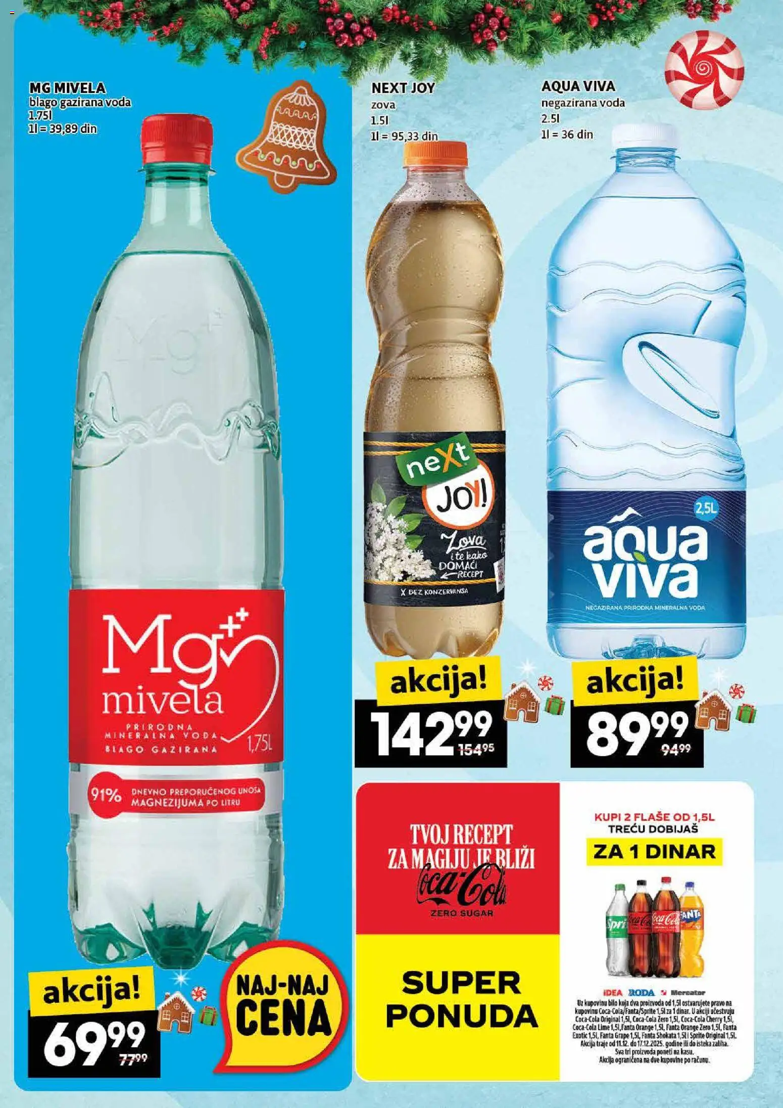 Roda katalog - važi od 11.12.2025 | Strana: 24 | Proizvode: Negazirana voda, Voda, Mineralna voda
