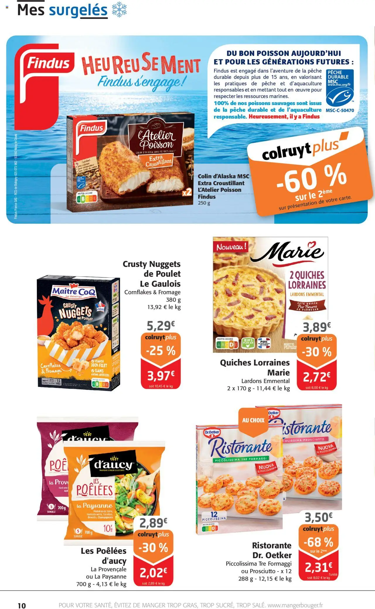  | Page: 10 | Produits: Pêche, Fromage, Pizza, Porc