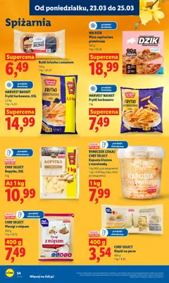 Pogląd oferty "CHEF SELECT Pierogi z mięsem, 400 g, Pierogi z mięsem" - ważna od 23.03.2026 | Strona: 54