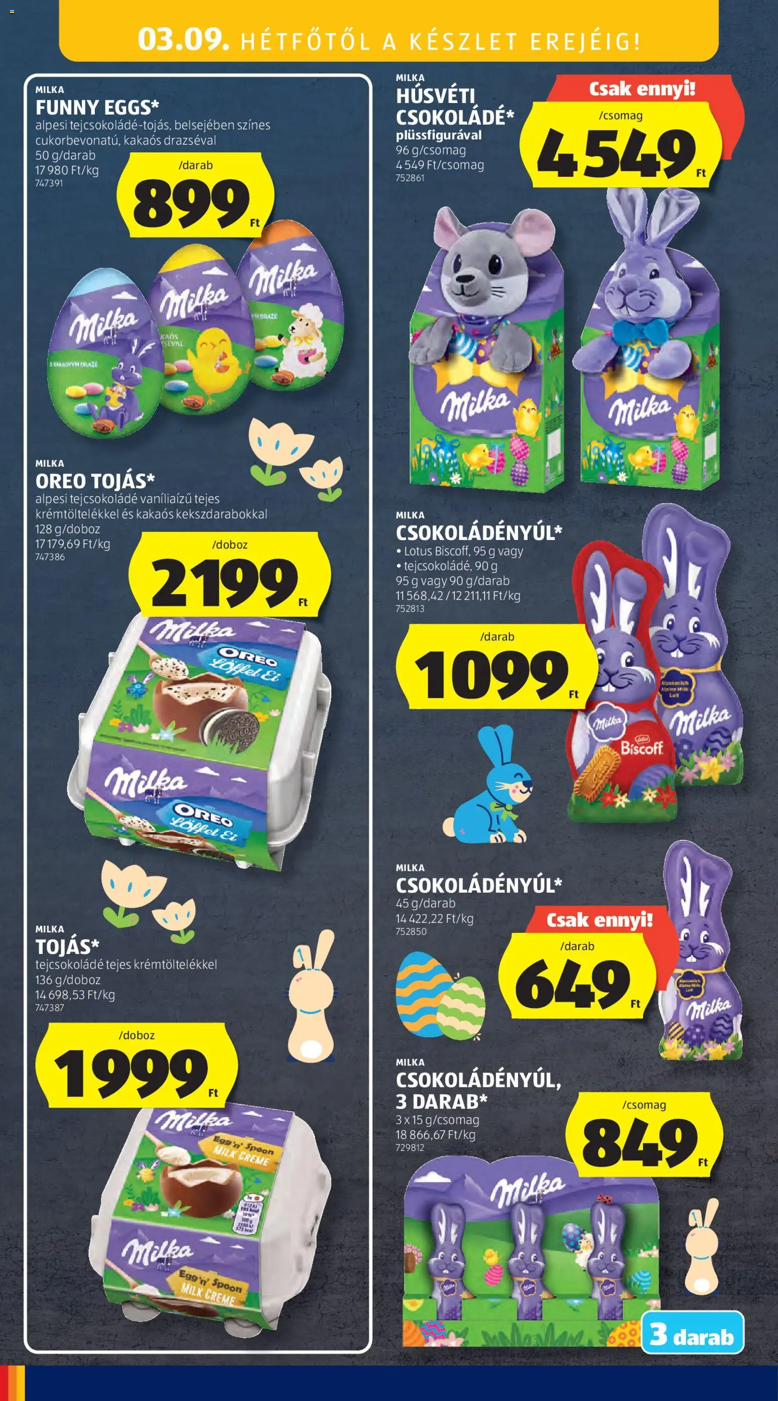 Aldi akciós ujság - amely érvényes a következő dátumtól: 05.03.2026 | Oldal: 70 | Termékek: Tejcsokoládé