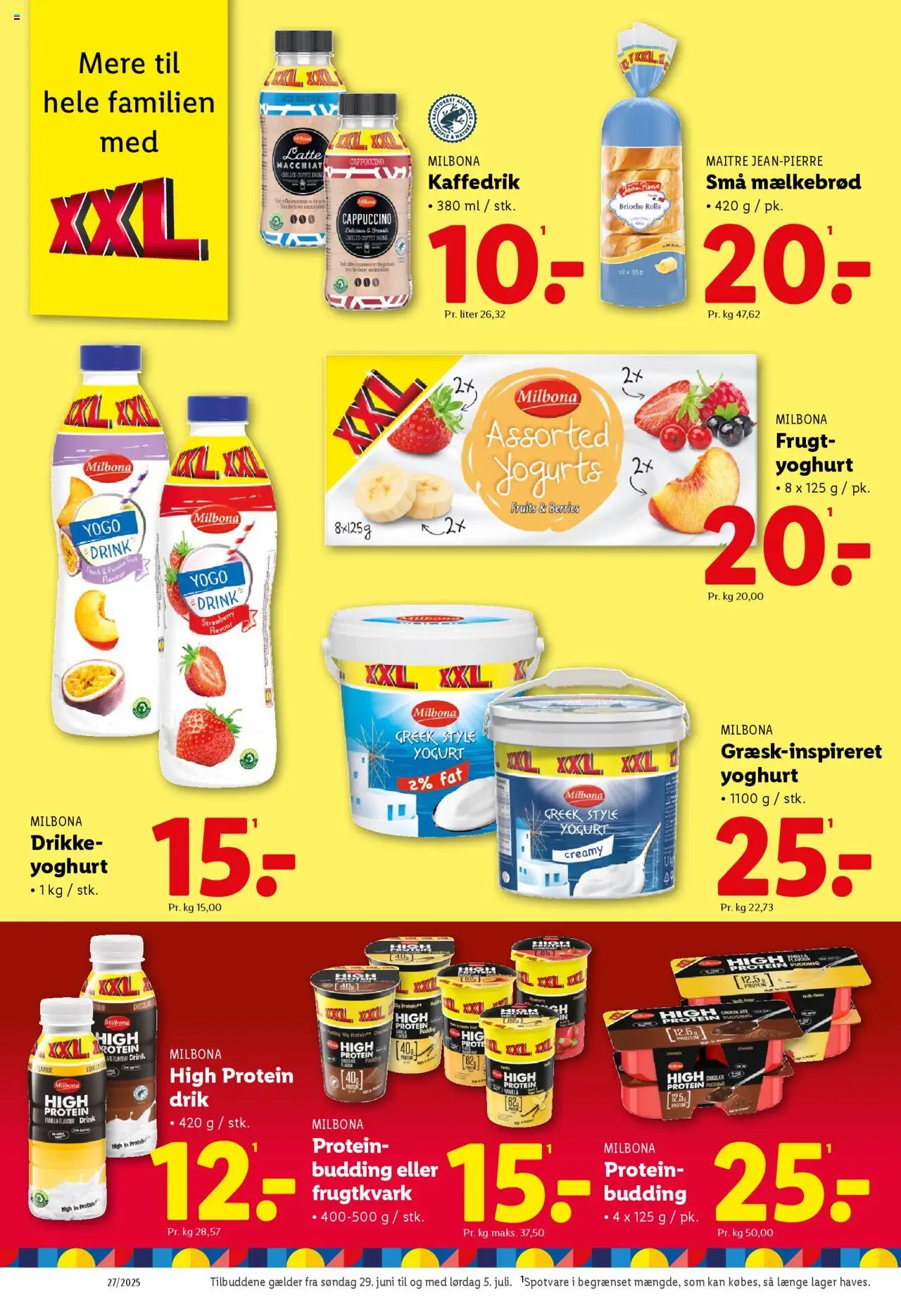 Lidl Tilbudsavis gyldig fra 03.07.2025 | Side: 29 | Produkter: Yoghurt, Søm