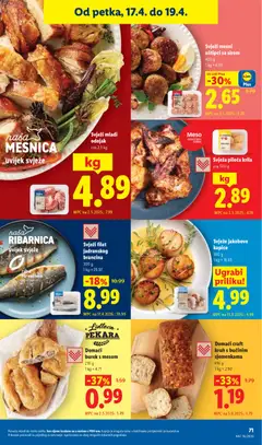 Svježa pileća krila, Fresh chicken wings, cca 500 g - Pregled kataloga iz trgovine Lidl, vrijedi od 13.04.2026 | Stranica: 71