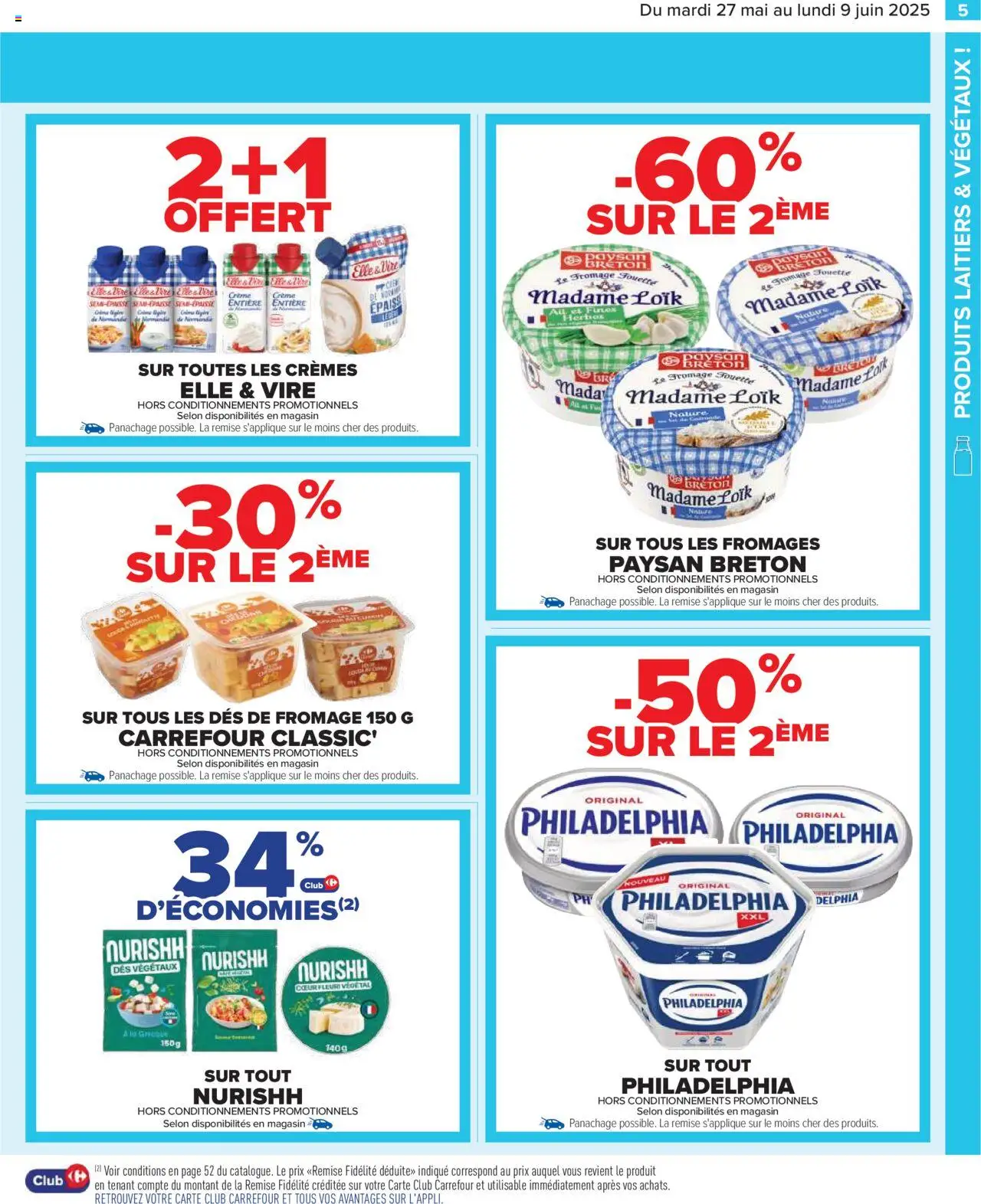  | Page: 7 | Produits: Ail, Fromage, Philadelphia, Crème