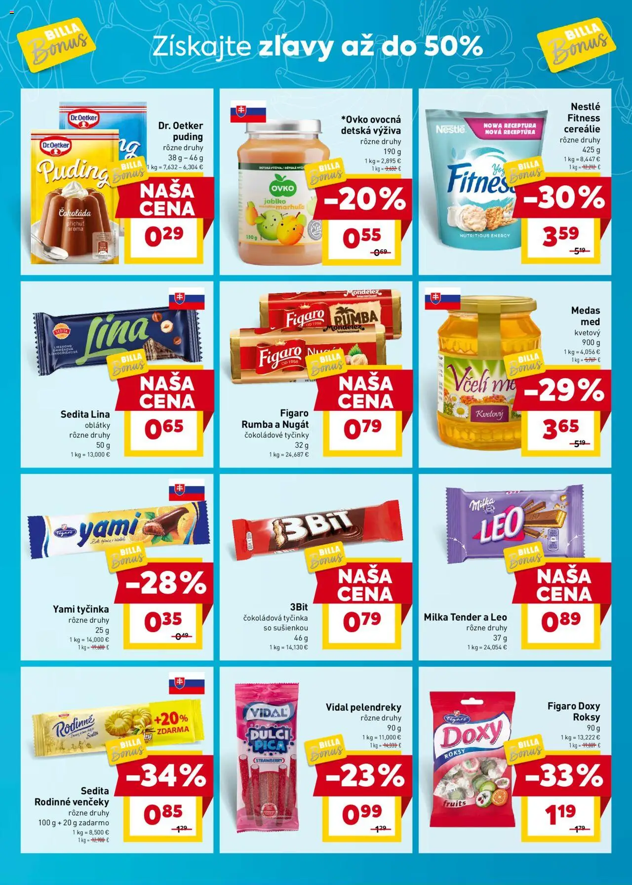 Nové Billa akcie – leták je platný od 15.10.2025 | Strana: 7 | Produkty: Puding, Čokoláda, Cereálie, Milka