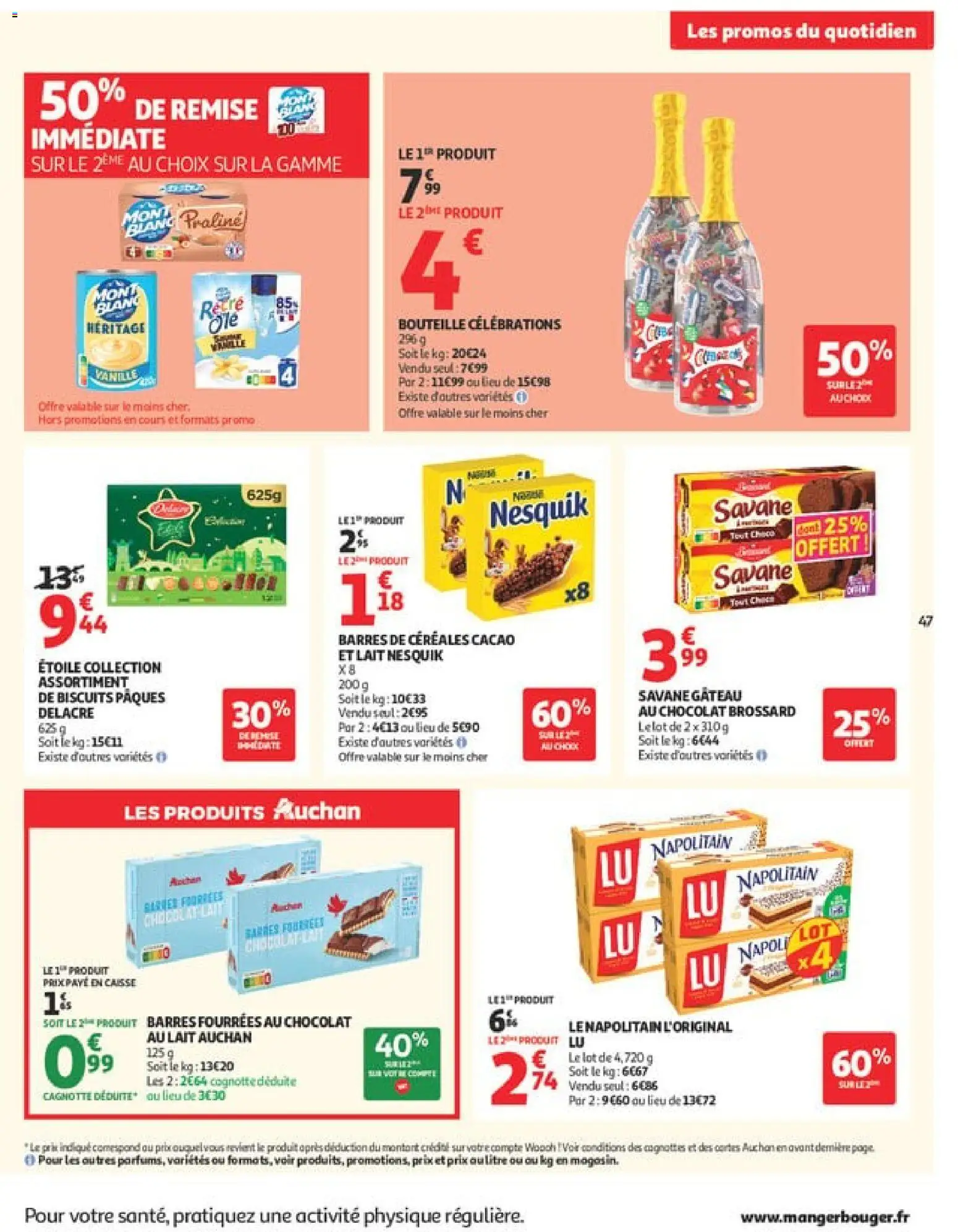 {H1} | Page: 49 | Produits: Lait, Chocolat, Céréales, Biscuits