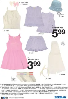 Zeeman folder - Voorbeeld van een folder van Zeeman, geldig van 21.03.2026 | Pagina: 17 | Producten: Broek, Sokken, Kinder, Jurk