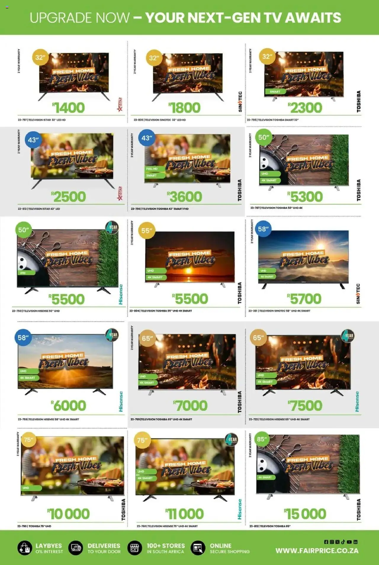 New Fair Price catalogue – valid from 01.10.2025 | Page: 5 | Products: Television, TV