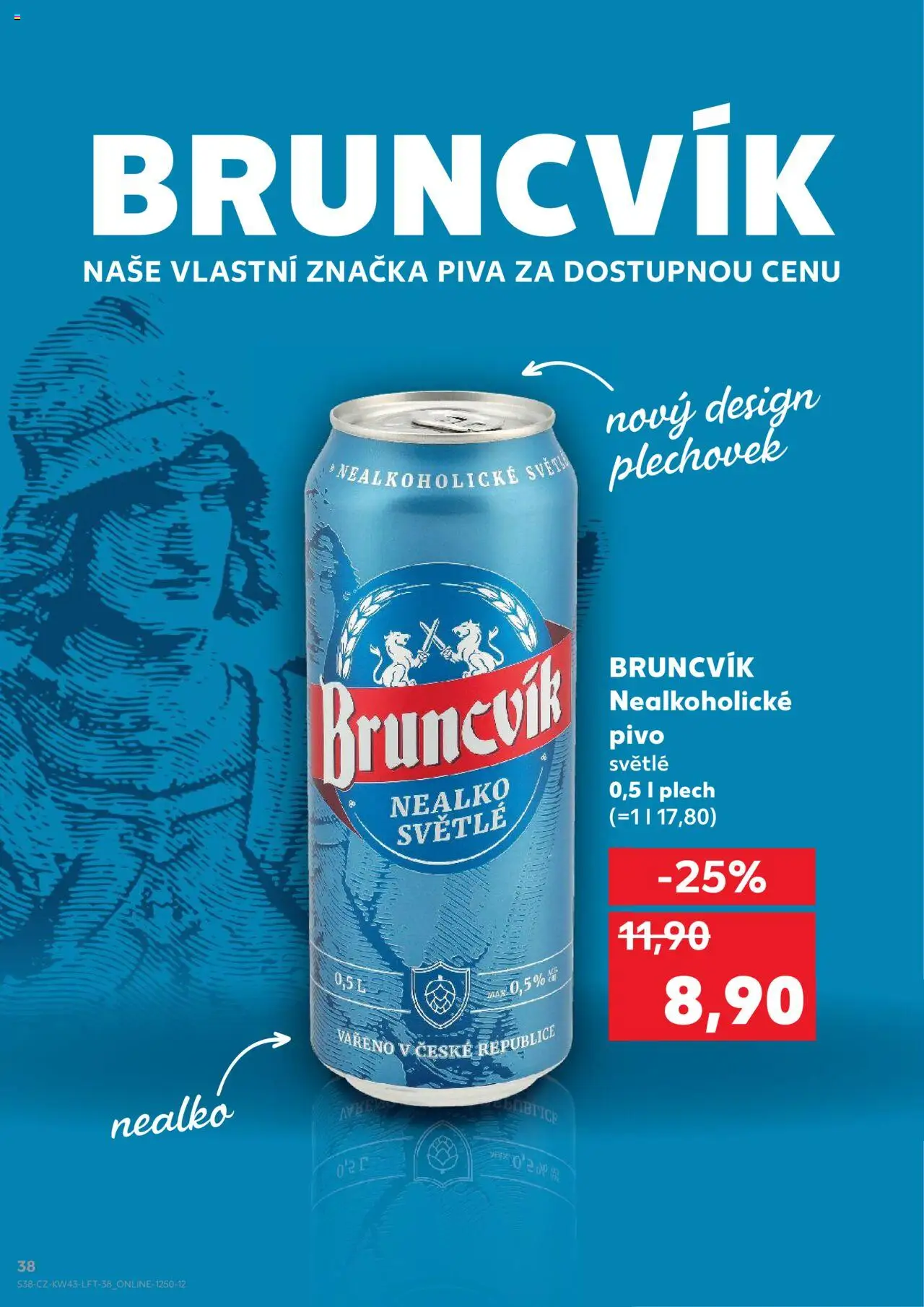 Kaufland leták - Chomutov od 22.10.2025 | Strana: 38 | Produkty: Pivo, Plech, Nealkoholické pivo