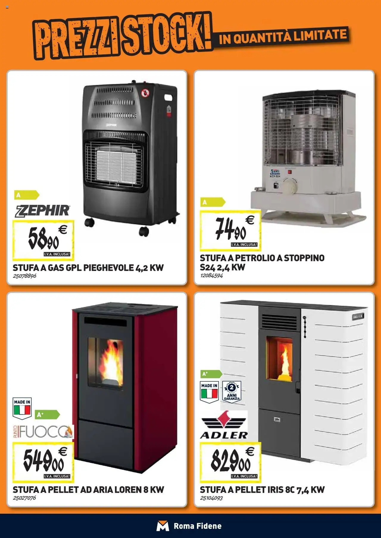 Volantino TECNOMAT del 24.09.2025 | Pagina: 9 | Prodotti: Pellet, Stufa a pellet, Stufa, Stufa a gas