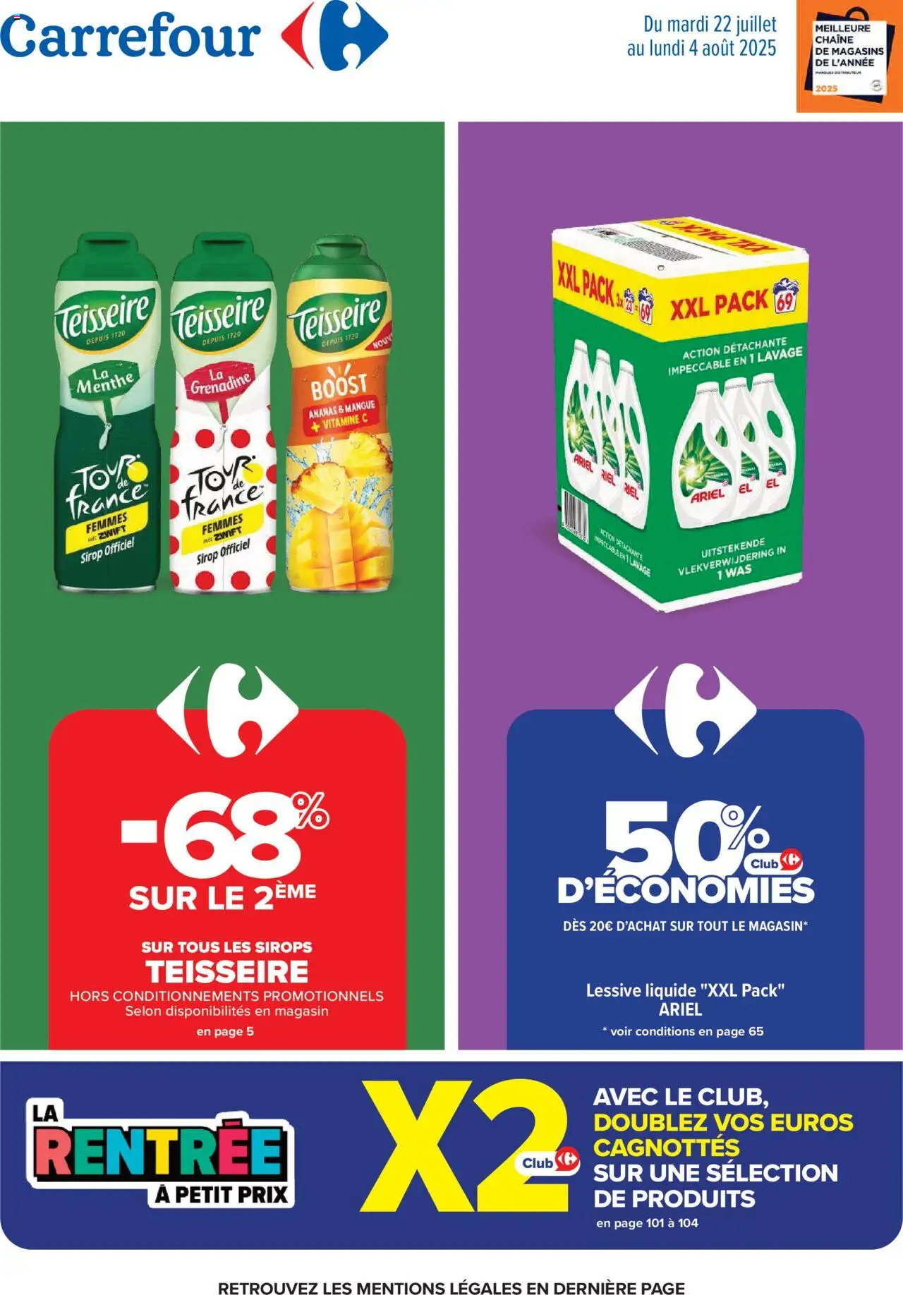  | Page: 1 | Produits: Menthe, Lessive Liquide, Lessive, Ananas