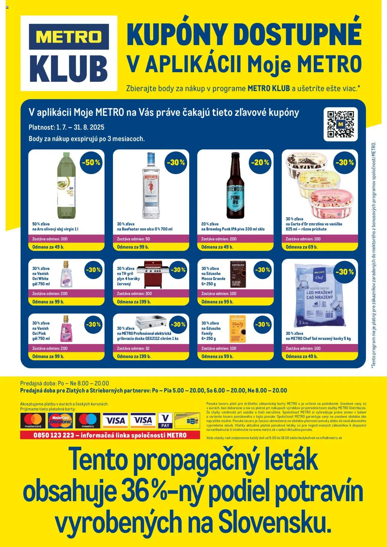 Metro Maloobchod │ platný od 30.07.2025 | Strana: 40 | Produkty: Gril, Pivo, Beefeater