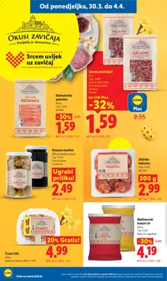 Međimurski kuhani sir, 500 g, Natur ili s paprikom - Pregled kataloga iz trgovine Lidl, vrijedi od 30.03.2026 | Stranica: 10