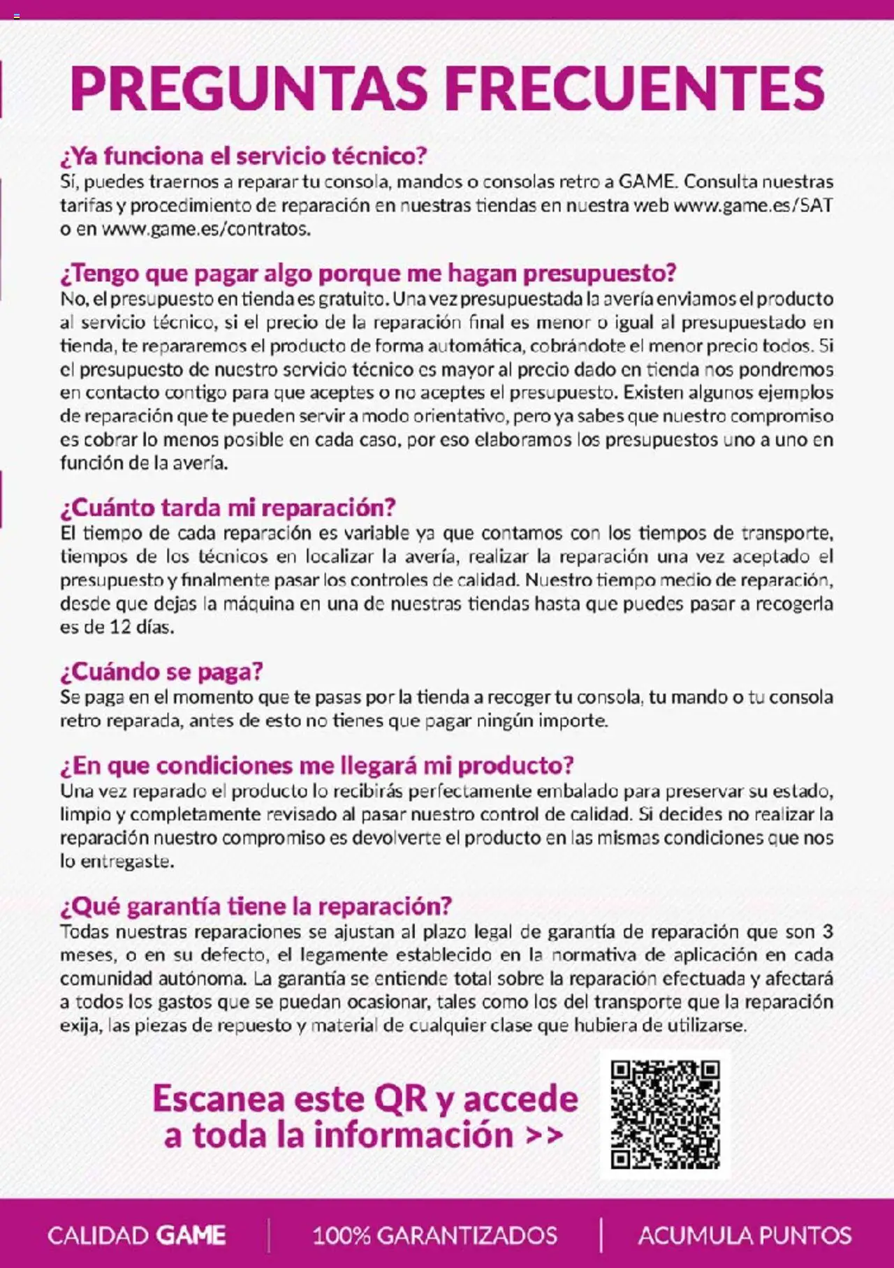 Game Reparamos consolas │ válido desde el 11.06.2024 | Página: 7 | Productos: Té, Consola