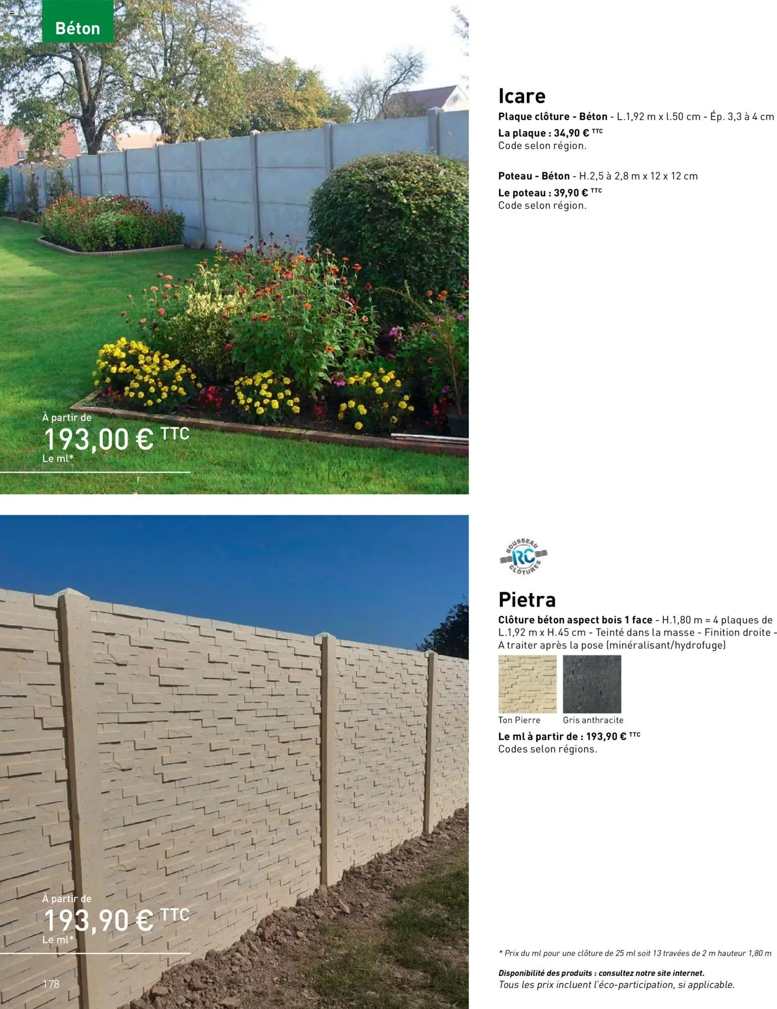 {H1} | Page: 178 | Produits: Clôture