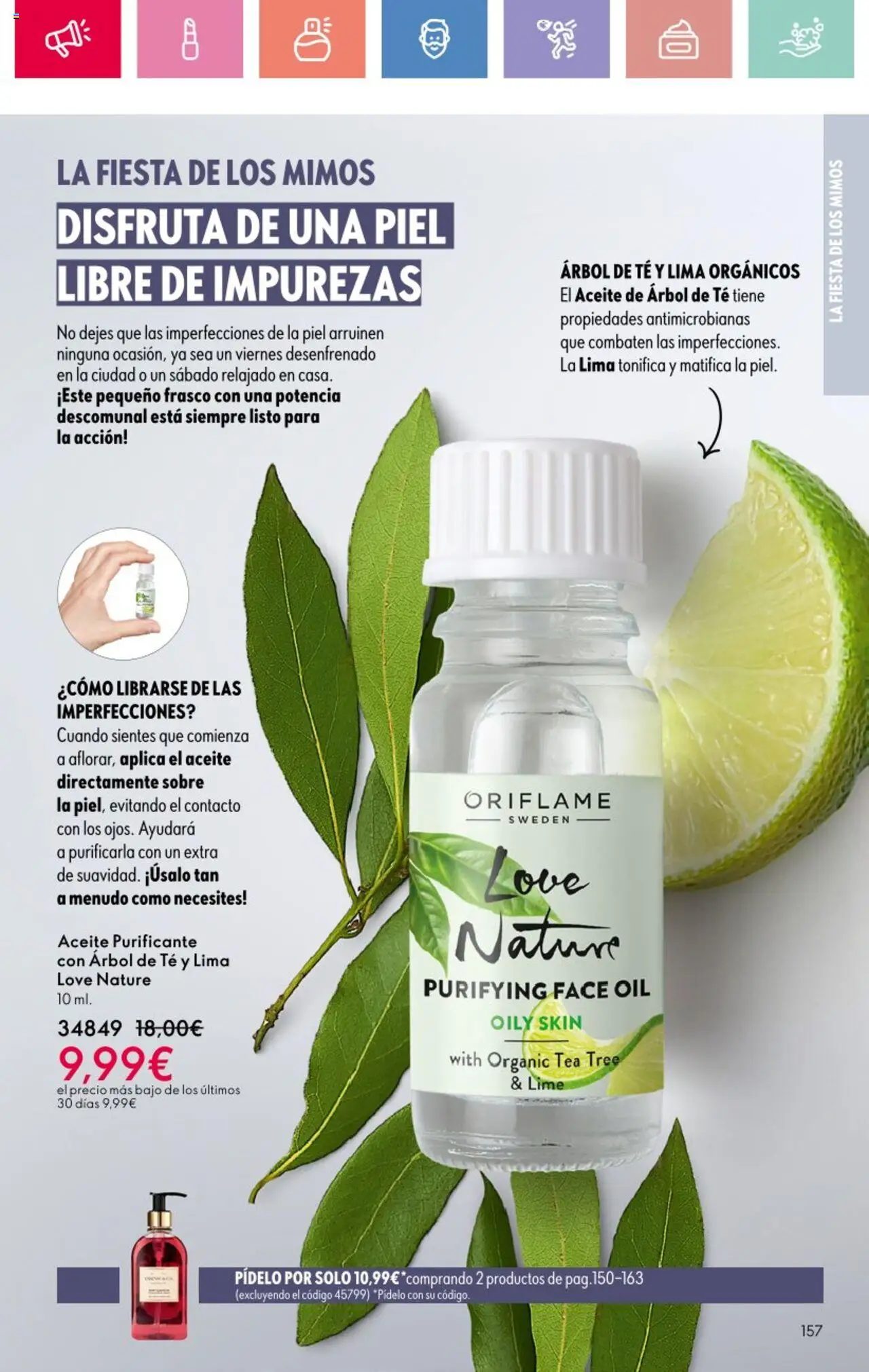 Oriflame - Catálogo Campaña 11 │ válido desde el 03.08.2025 | Página: 157 | Productos: Lima, Aceite, Té