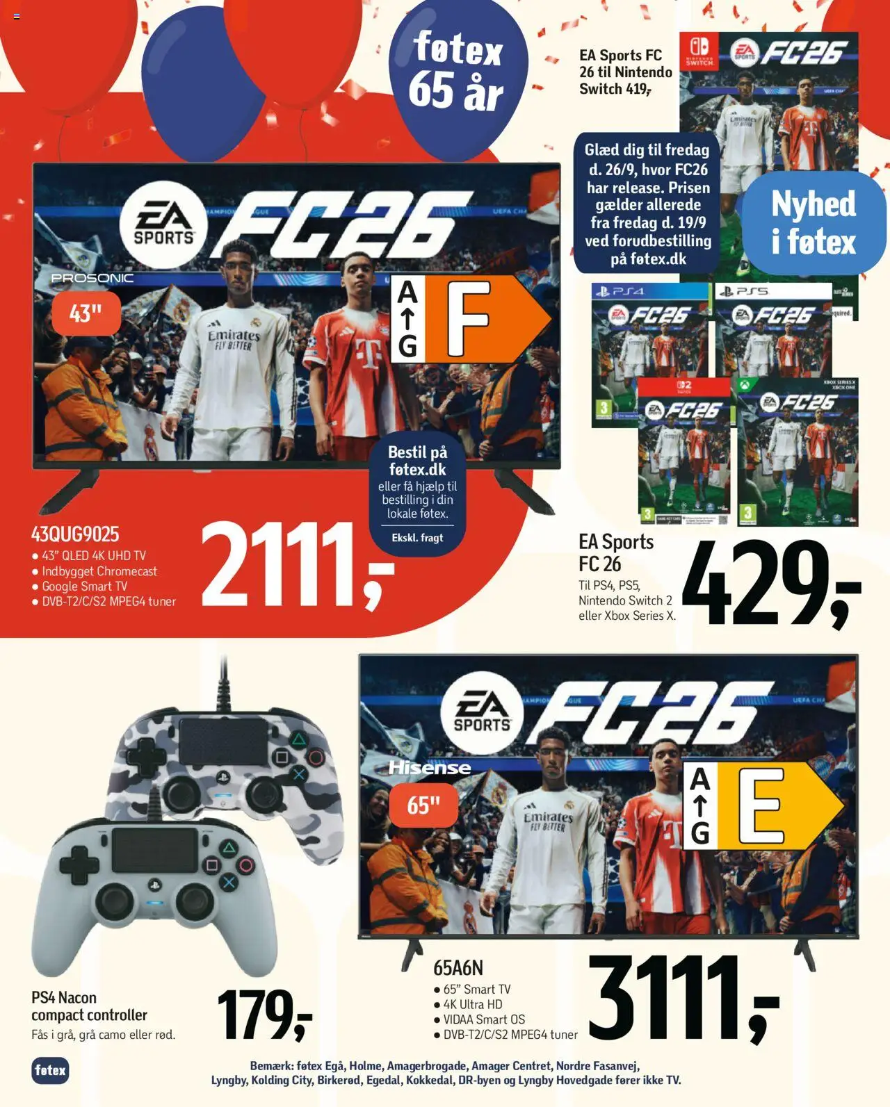 Føtex tilbudsavis – gyldig fra 19.09.2025 | Side: 73 | Produkter: Smart TV, Nintendo Switch, TV, Xbox
