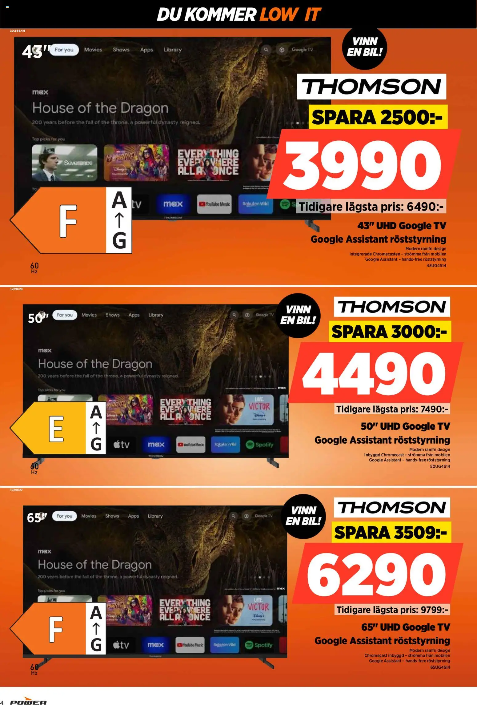 Power reklamblad aktuell från 27.11.2025 | Sida: 4 | Produkter: Tv
