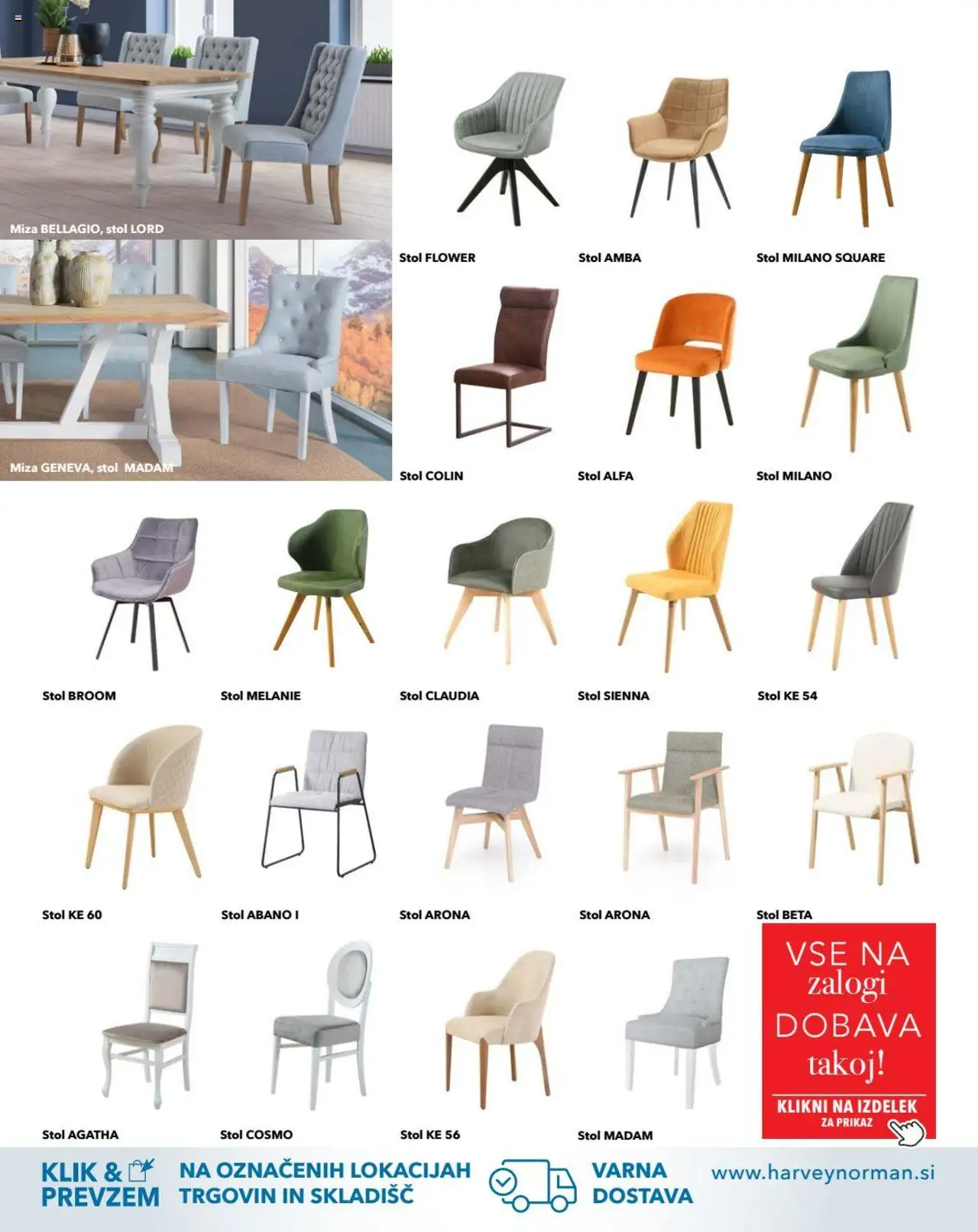 Harvey Norman - Nakupovalni vodič - Mize in stoli │ velja od 05.02.2021 | Stran: 7