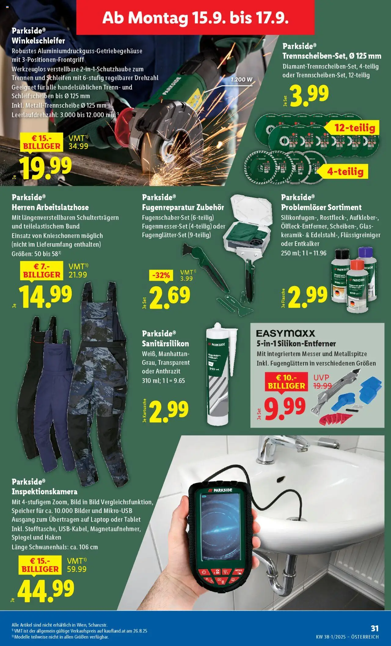 Lidl Flugblatt gültig ab 11.09.2025 | Seite: 33 | Produkte: Tablet, Spiegel